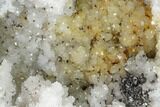 Keokuk Quartz Geode with Calcite - Iowa #144711-2